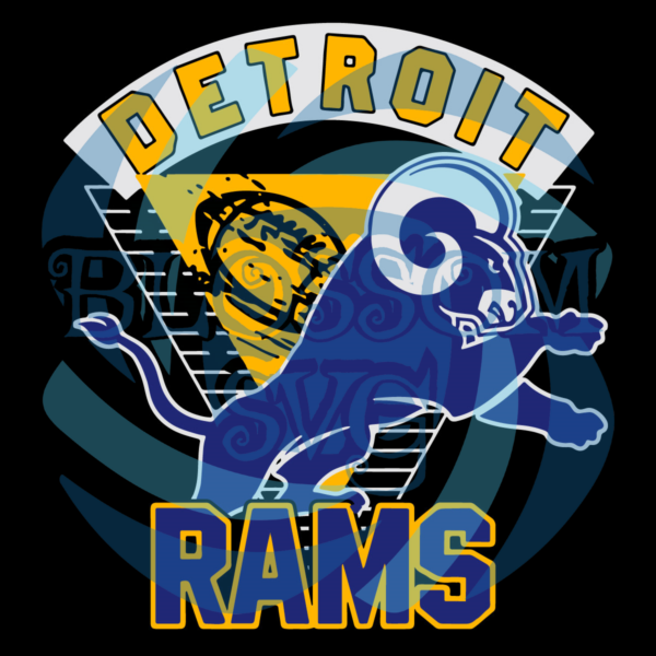 Los Angles Detroit Rams Digital Vector Files