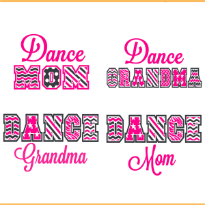 Dance Mom Bundle SVG PNG Files, Mom Svg