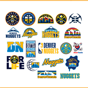Denver Nuggets Sport Bundle SVG PNG Files, NBA Svg