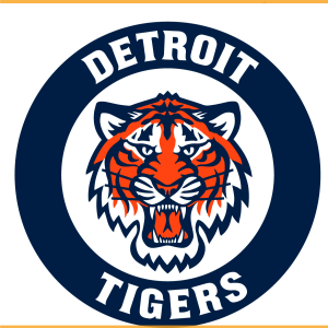 Detroit Tigers Circle Logo SVG PNG Files, MLB Svg