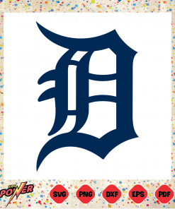 Detroit Tigers Logo Svg Instant Download, MLB Svg