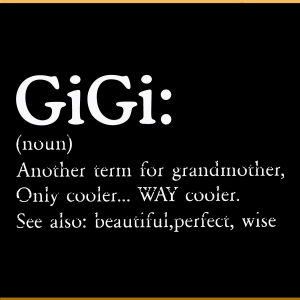 Gigi Noun Definition SVG PNG Files, Mom Svg