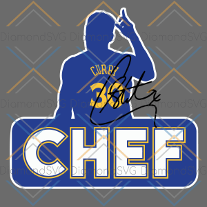 Golden State Warriors Steph Curry Tribute Chef Svg SVG140122030