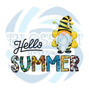Hello Summer Gnome PNG CF040322042