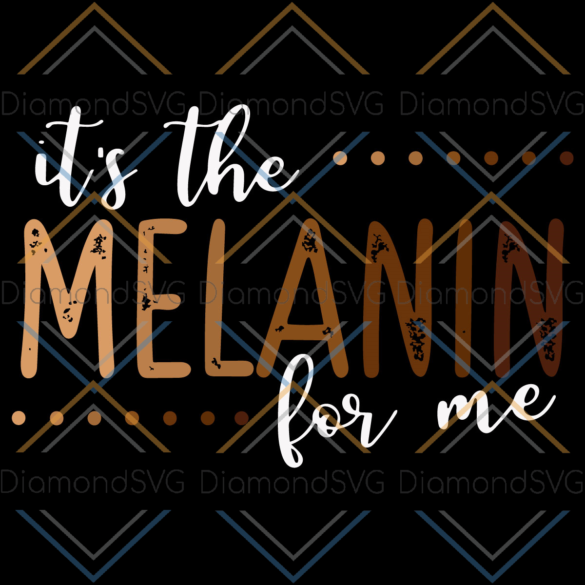 It s The Melanin For Me Svg SVG150222040