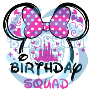 Birthday Squad Digital Vector Files, Birthday Svg