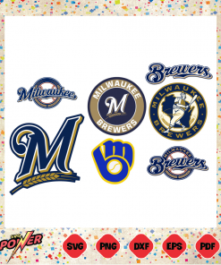 Milwaukee Brewers MLB Bundle Svg Instant Download