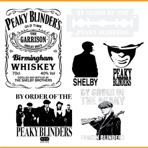 Peaky Blinders Bundle SVG PNG Files, Tommy Svg