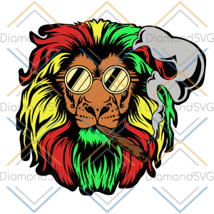 Reggae Rasta Lion Svg SVG190122009