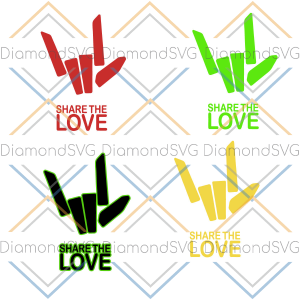 Share The Love Logo Svg SVG040322008