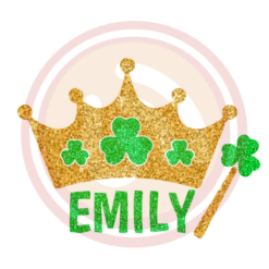 St Patricks Day Queen Crown Digital Download File