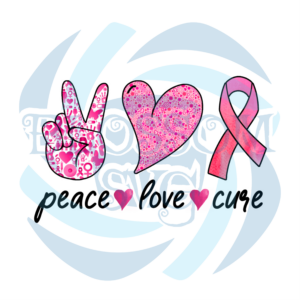 Peace Love Cure Cancer PNG CF070322011