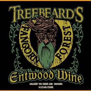 Treebeard's Entwood Wine Fangorn SVG PNG Files