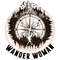 Wander Hiking Girl Digital Download File, Nature Girl