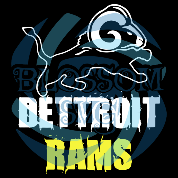 Detroit Rams Football Team Digital Vector Files