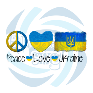 Peace Love Ukraine PNG CF230322022