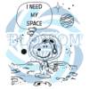 I need my Space Snoopy Svg SVG170222028