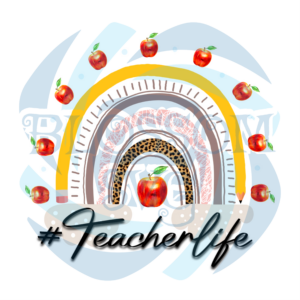 Teacher Life Rainbow PNG CF010422002