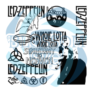 Led Zeppelin Band Logo Bundle Svg SVG040322018