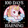 100 Days of School Unicorn Svg SVG200122026