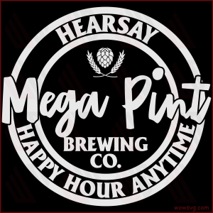 Hearsay Mega Pint Brewing Company SVG WB050522012