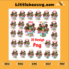 African Cocomelon Birthday Bundle Cutting File, Birthday Png