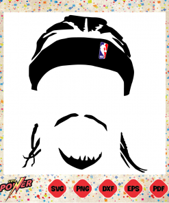 Allen Iverson 2081 Svg Instant Download, NBA Face Design Svg