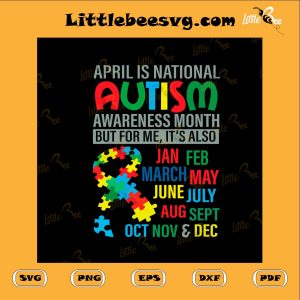 April is National Autism Cutting File