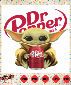Star Wars Baby Yoda Drink Dr Pepper Png Instant Download