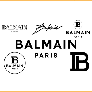 Balmain Paris Logo Bundle SVG PNG Files, Brand SVG