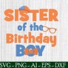 Sister Of The Birthday Boy Svg