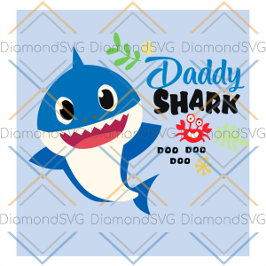 Cute Daddy Shark Doo Doo SVG CL220422001
