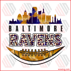 Skyline Baltimore Ravens PNG CF210322029