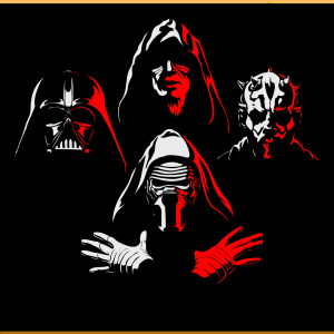 Darth Vader And Friend SVG PNG Files, Star wars Svg