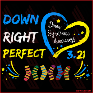 Down Syndrome Awareness Cricut Svg