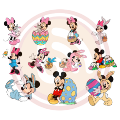 Easter Bunny Disney Mouse Bundle Digital Download File