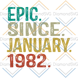 Epic Since January 1982 SVG CL220422018
