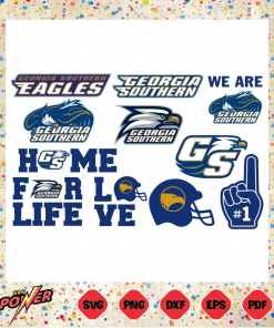 Georgia Southern Eagles Embroidery Svg Instant Download