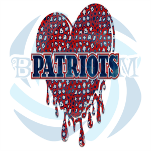 Dripping Heart New England Patriots PNG CF210322022
