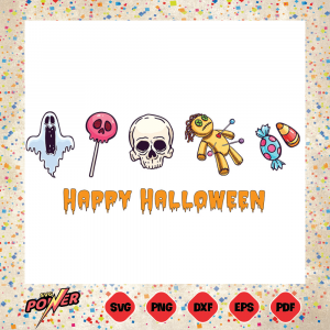 Happy Halloween Skull Candy