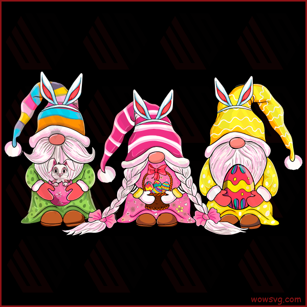 Happy Easter gnomes Svg SVG180222067