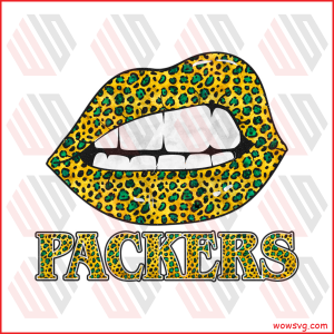 Cheetah Packers Sexy Lips PNG CF040322009