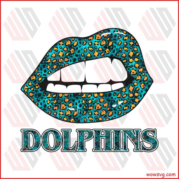 Dripping Lips Dolphins PNG CF030322034