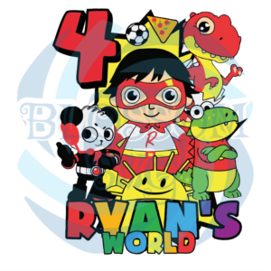 Ryans World 4 Years Old SVG WB090522041