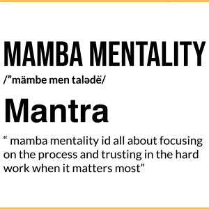 Mamba Mentality Definition Design SVG PNG Files, Funny Svg