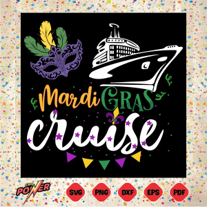 Mardi Gras Cruise Cruising Mask Cruise Ship Svg SVG170222006 1