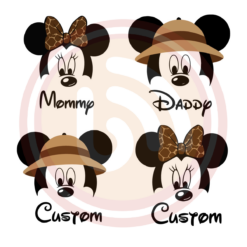 Mickey And Minnie Family Bundle Digital Download File