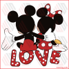 Mickey Minnie Love Svg SVG060122001