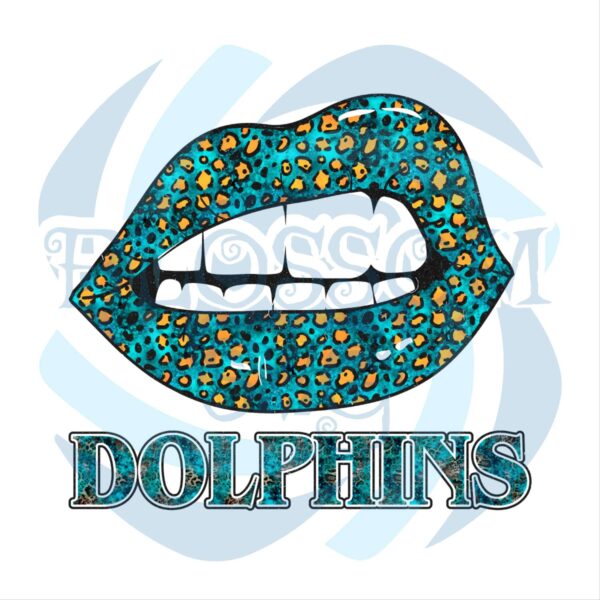 Dripping Lips Dolphins PNG CF030322034