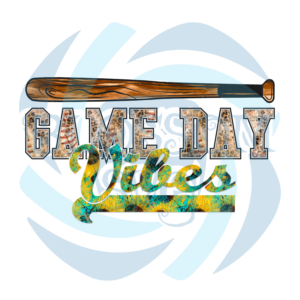 Game Day Vibes Baseball PNG CF140422016